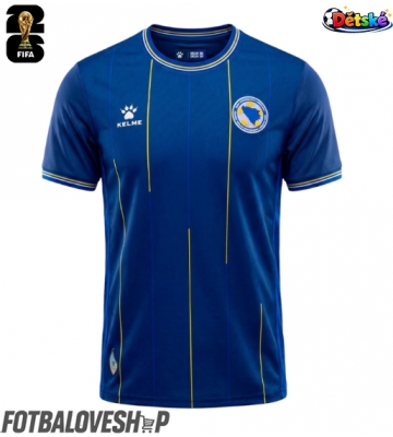 Bosna a Hercegovina Dětské Domácí Dres MS 2026 Krátký Rukáv (+ trenýrky)